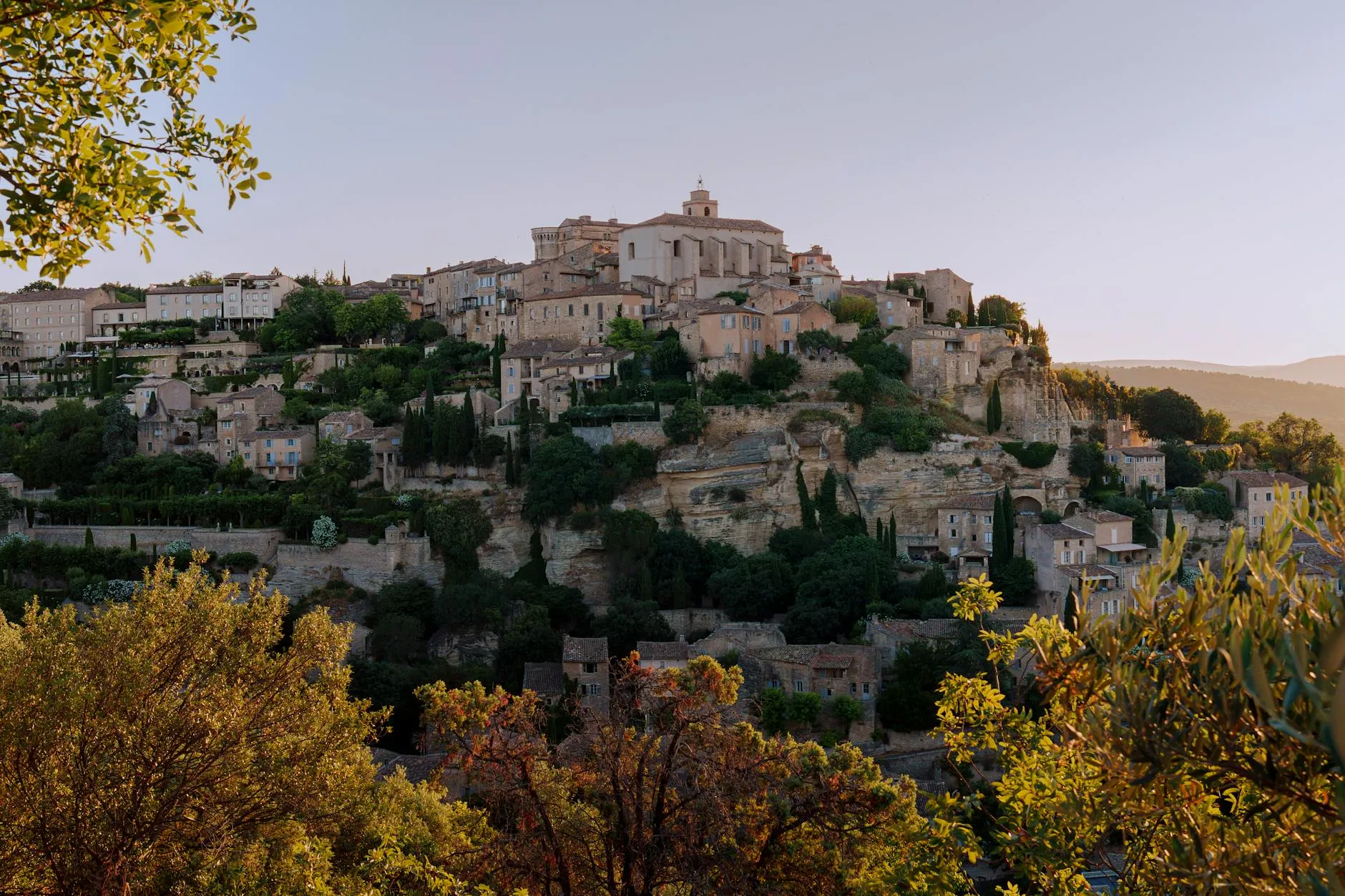 The hilltop village of Gordes in Provence