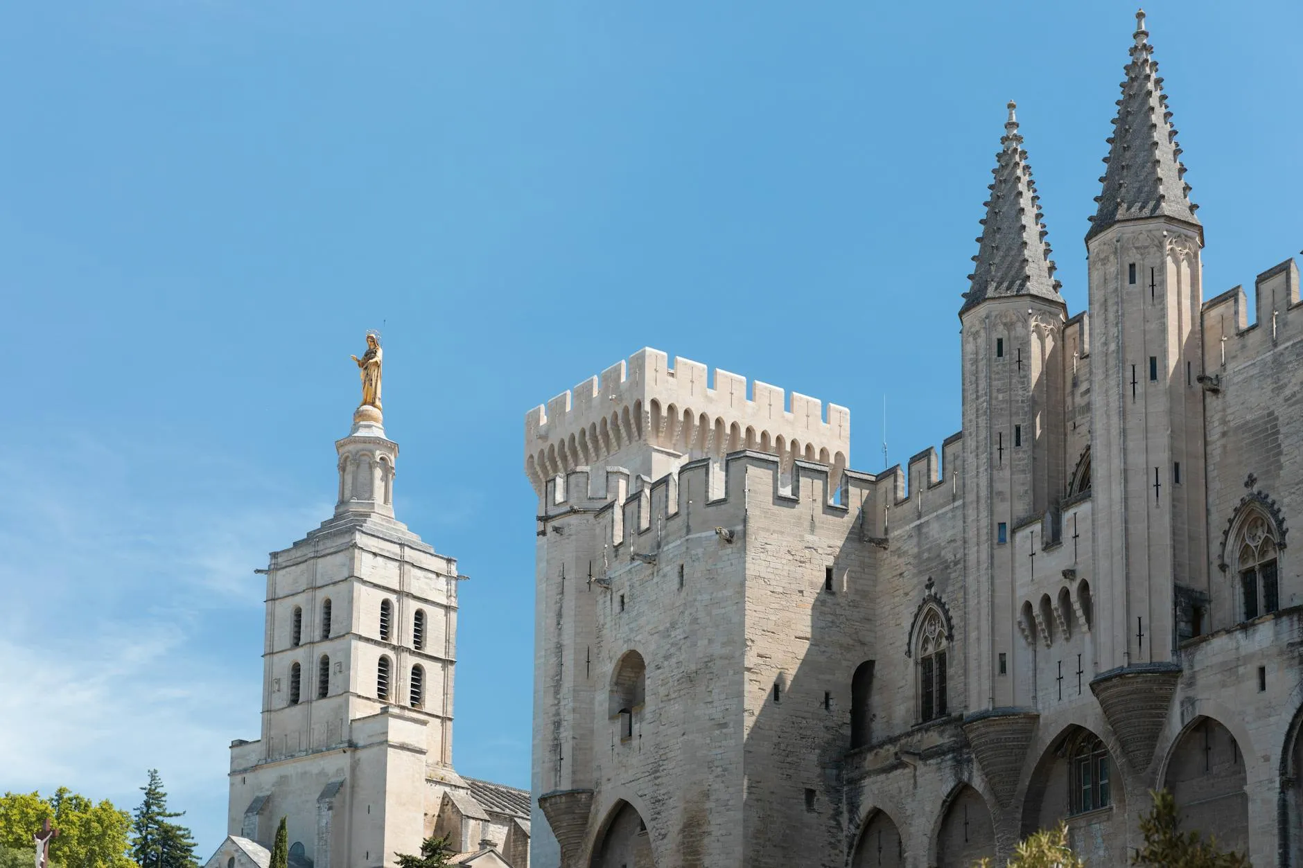 View over the rooftops of Avignon